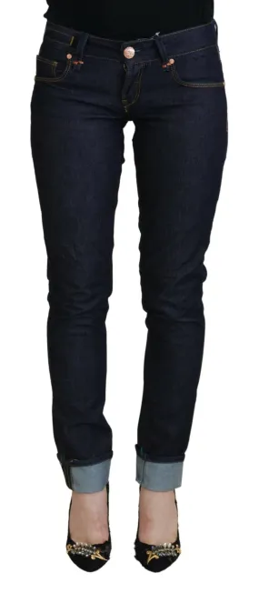 Chic Low-Waist Skinny Denim Jeans for a Stylish Look