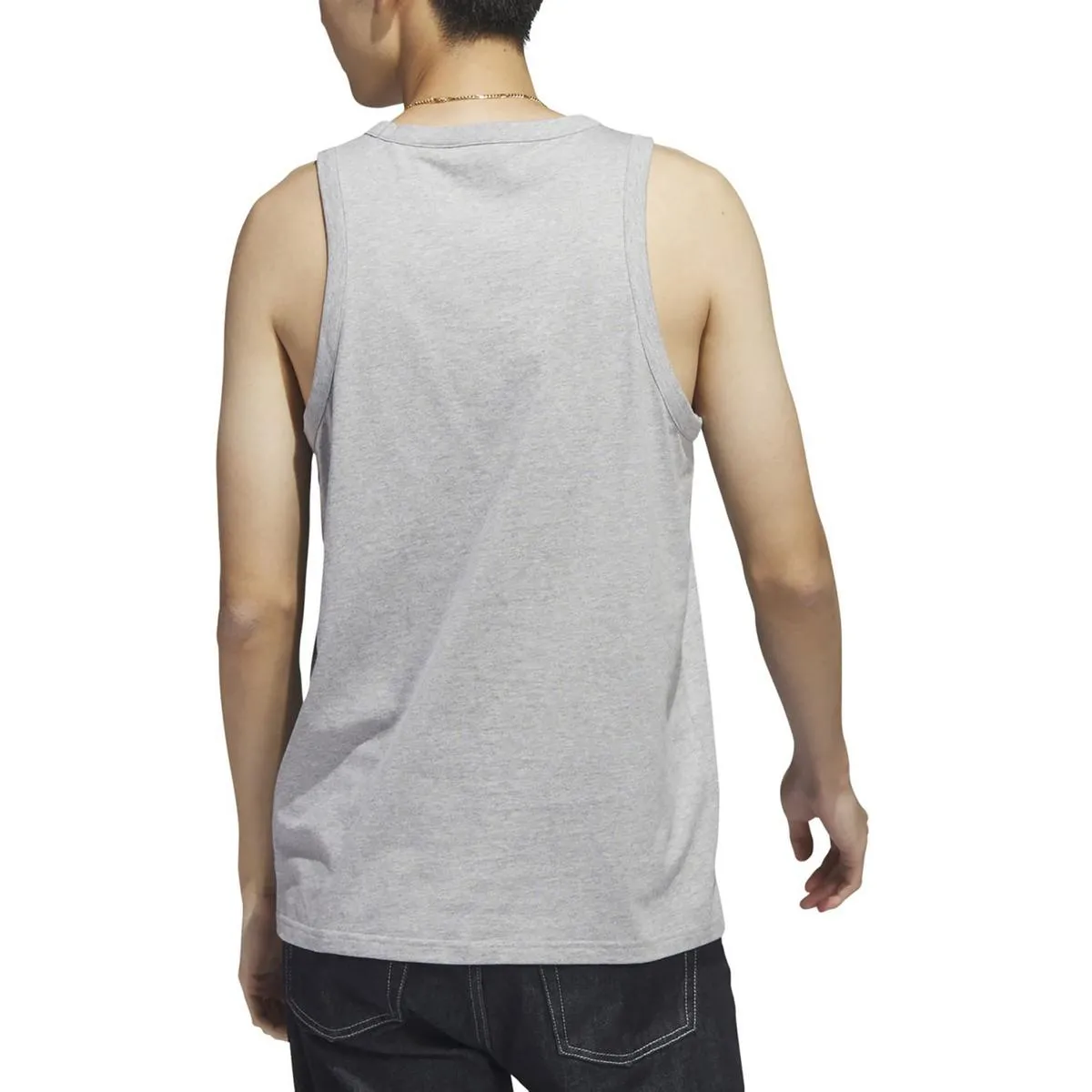 Adidas Mens Marled Cotton Tank Top