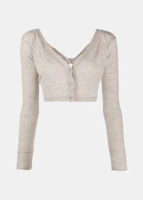 Beige 'Le Cardigan Soli' Cardigan