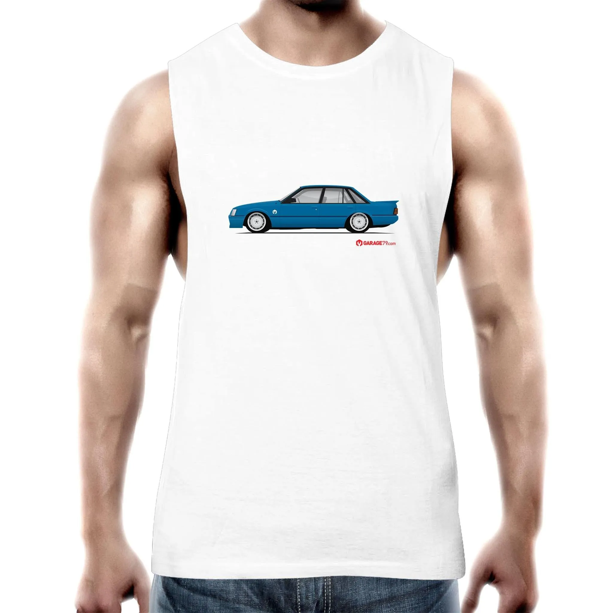 Blue Meanie Mens Tank Top Tee