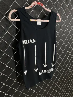 BRIAN MARQUIS-CROP TANK TOP-SMALL