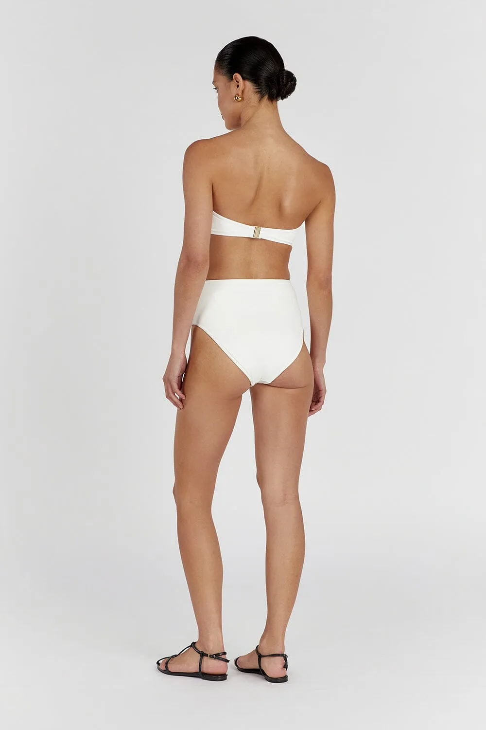 CALLIE OFF WHITE BANDEAU TOP