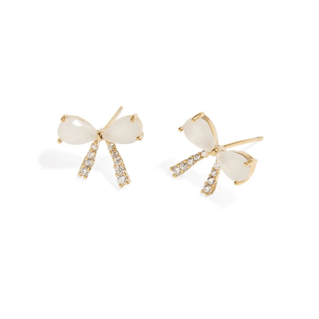 CHIC BOW LUXE STUDS