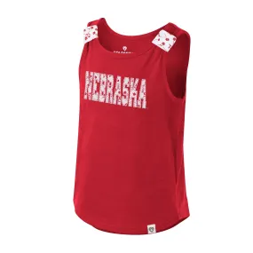 Girls' Nebraska Huskers Youth Joyce Tank Top