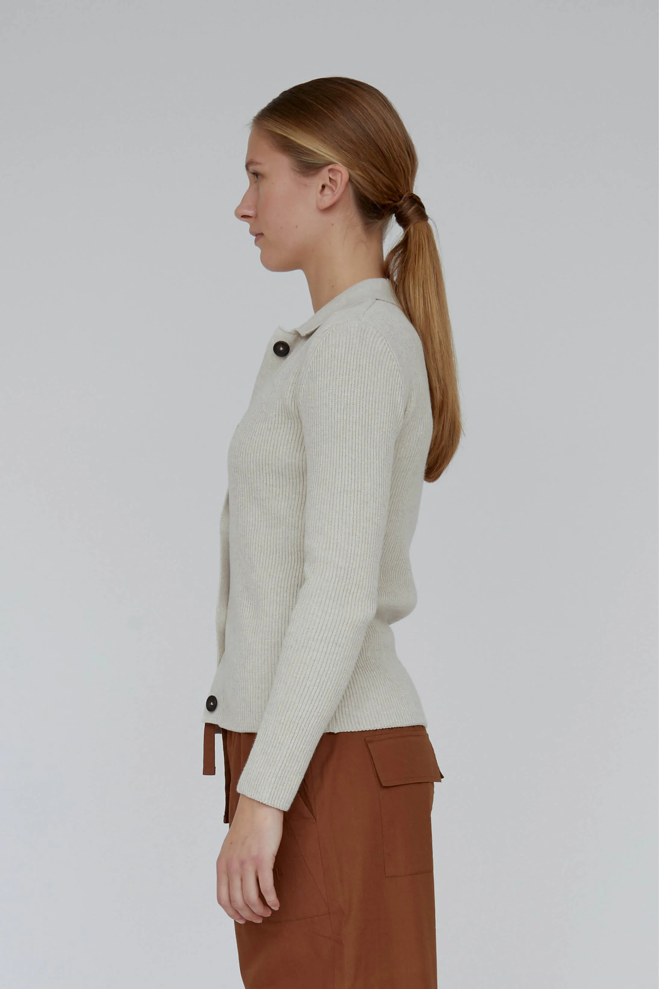 Jemima Cardigan - Natural melange