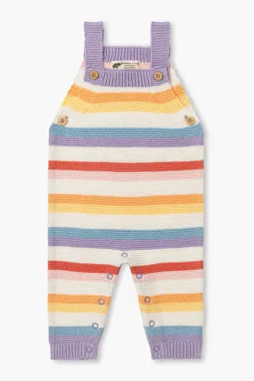 Knit Overalls_Pastel Stripes