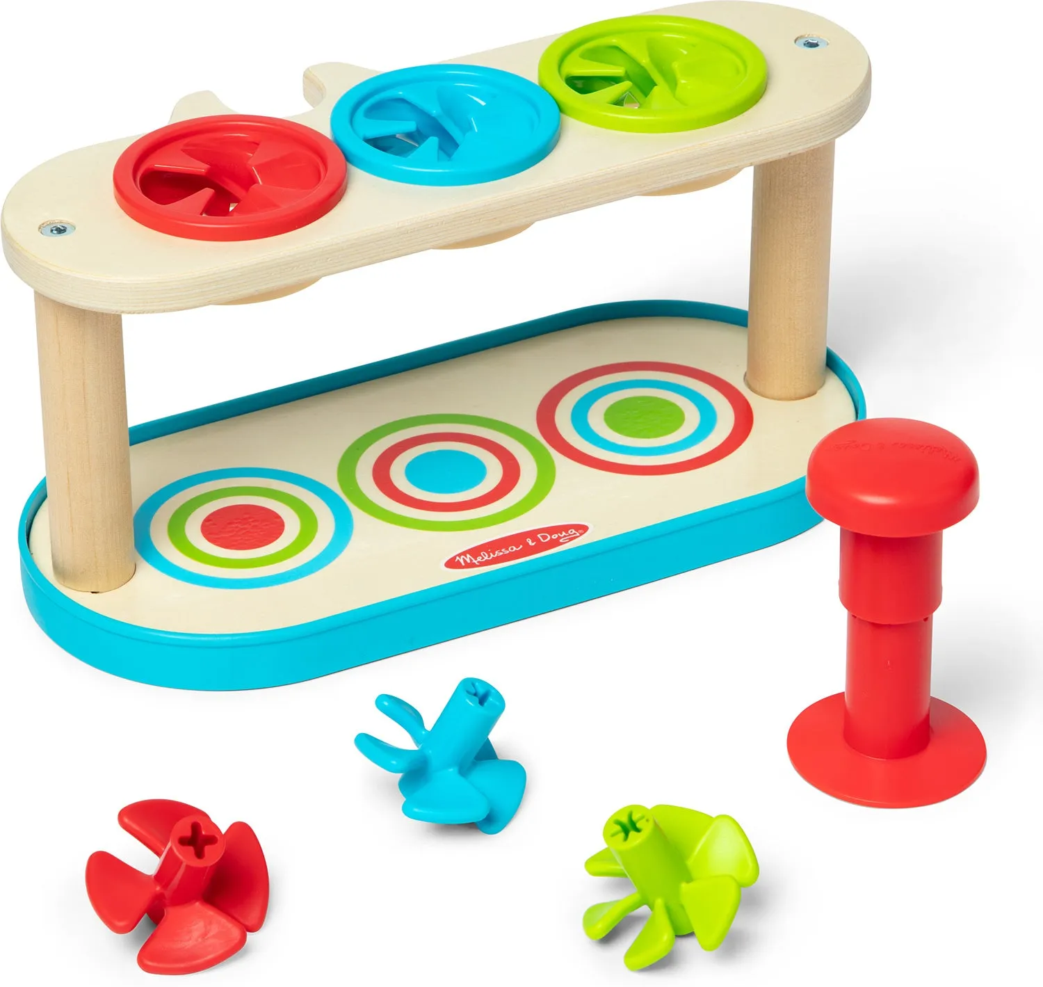 Match & Push Spinning Tops