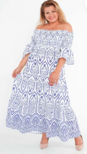 Off Shoulder OS  Maxi Dress