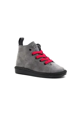 PAN CHIC Stivaletto Pelo Bimbo Grey Fuchsia P01B007-00332000