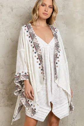 Stassi Embroidered Cardigan