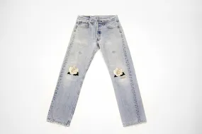 Twin Roses Vintage Levi's - Vintage Women’s Denim Levis with Embroidery