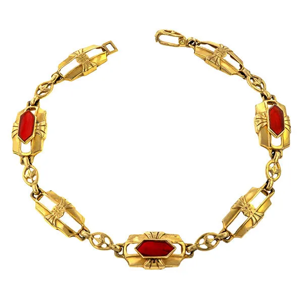 Vintage Carnelian Bracelet